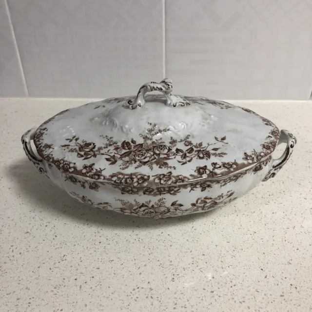 Vintage porcelain millais soup tureen, S. Hancock and Sons Stoke on Trent Englan