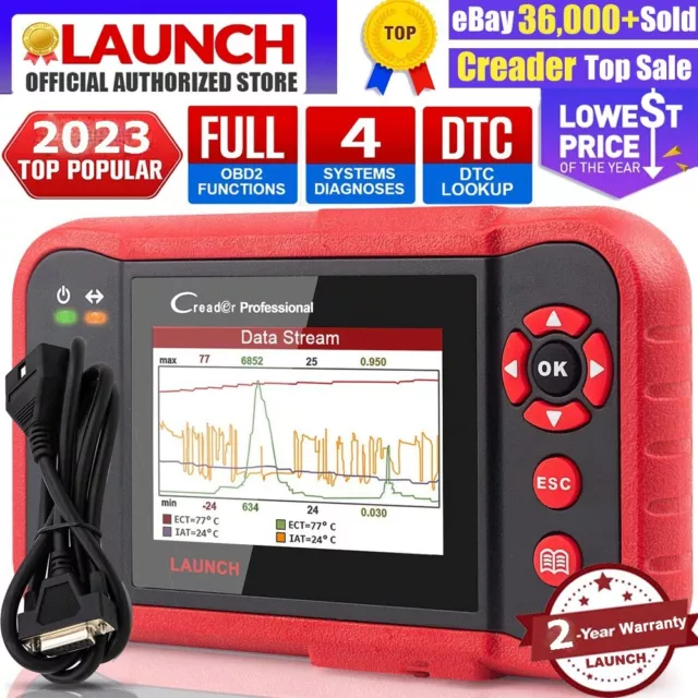 2024 New LAUNCH X431 CRP123 OBD2 Diagnostic Scanner ABS SRS Fault Code Reader