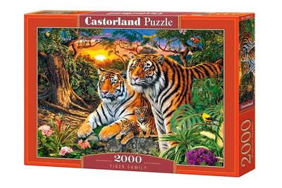 Neuf Sous Blister Bluebird Puzzle "Tigre Revenant A La Vie" Bluebird 2000 Pièces 
