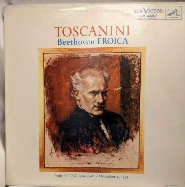 Toscanini Beethoven EROICA- RCA Records 1953 Broadcast- LM 2387 LPG2RP-0605