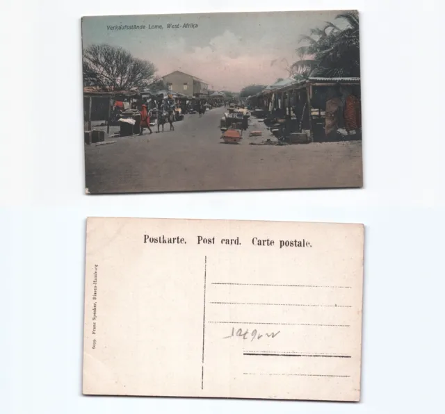 (n16705)   Ansichtskarte Lome Togo deutsche Kolonie, ungebraucht, Verlag Sp