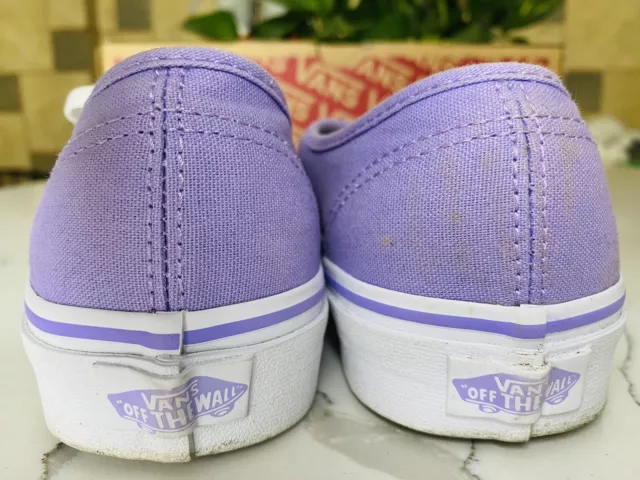 Vans New UA Old Skool Men Size USA 6.5 Skate Shoes Authentic Lavender/True White 3