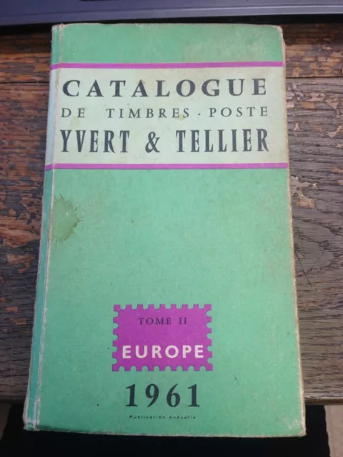 Catalogue de timbres-poste Yvert et Tellier tome 1  France 1958