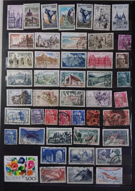 Stamps of France - collection of used