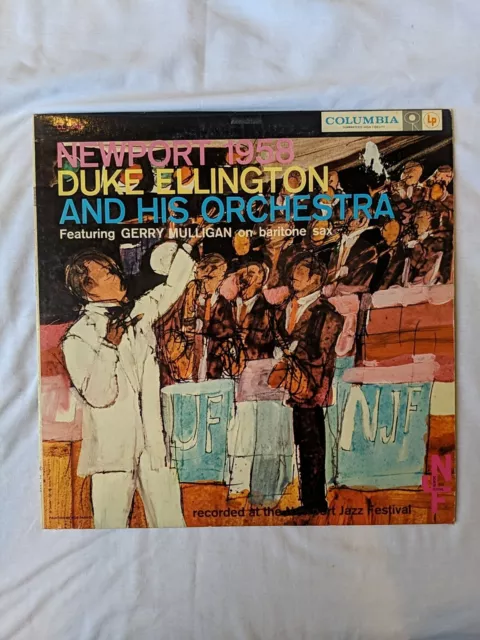 Duke Ellington Newport 1958 Mono Press Vinyl LP, VG+ Vinyl/VG Cover