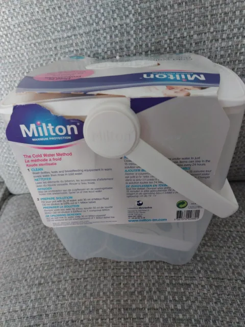 Milton Cold Water Steriliser Baby Bottles