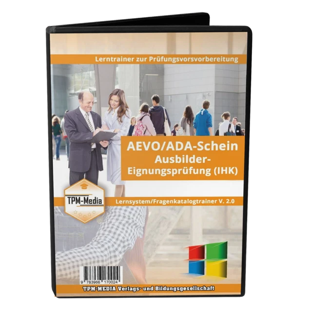 AEVO / ADA-Schein - 1500 Lernfragen - Lerntrainer - DVD / USB - TPM-Media