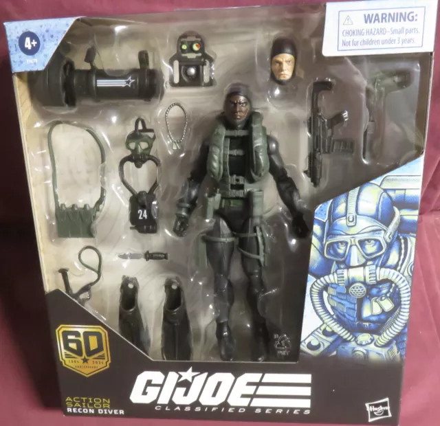 SAILOR RECON DIVER, Gi Joe Classified Series 2024 Hasbro, 60Th
