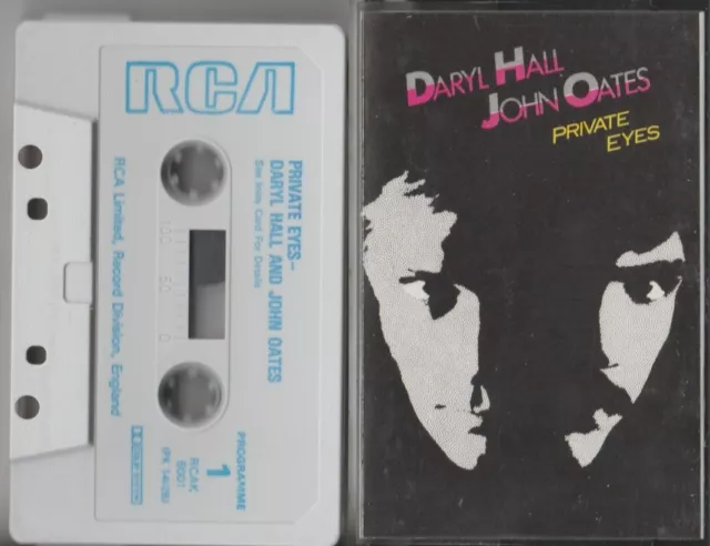 Daryl Hall & John Oates 'Private Eyes' Kassettenalbum (1981)