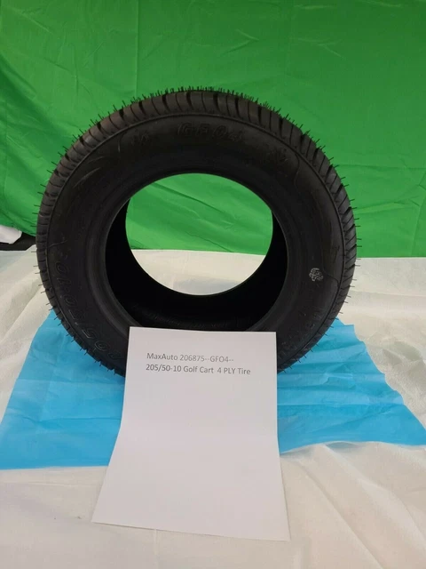 Maxauto 206875-GFO4-205/50-10 Golf Cart 4 Plis Tire-Lot De 2
