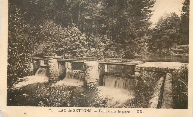 58 lac des settons pont dans le parc ND
