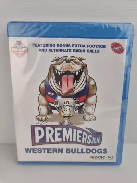 2016 Premiers Western Bulldogs - AFL Football Blu-Ray Grand Final BRAND NEW!!