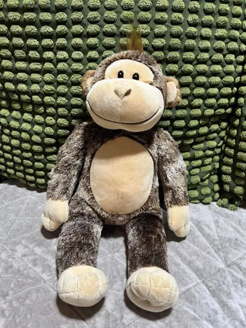 Build A Bear Monkey 18'' Plush Stuffed Animal Brown Soft Toy