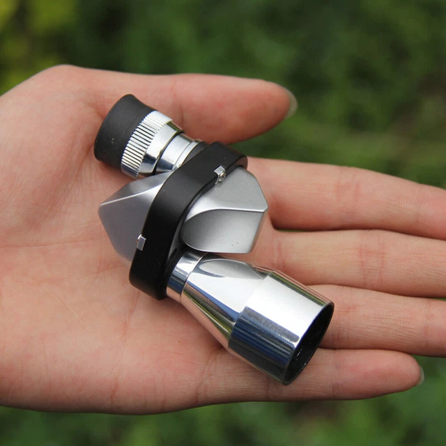 8x20 Mini Corner Binoculars HD Pocket Monocular Outdoor Telescope (Silver)