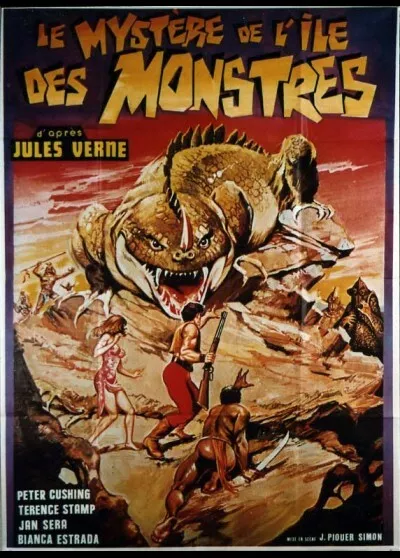 affiche du film MYSTERE DE L'ILE DES MONSTRES (LE) 120x160 cm