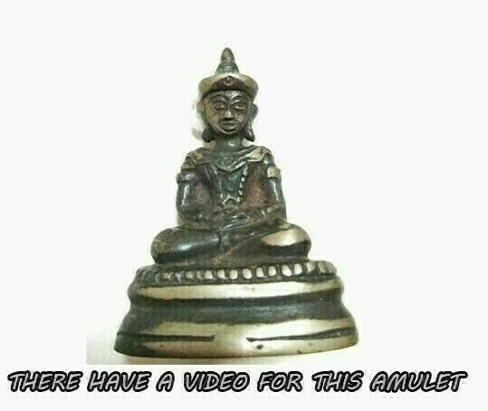 Thai Amulet Buddha statue Phra Chai Ayutthaya Old Statue Lucky Rare Thailand