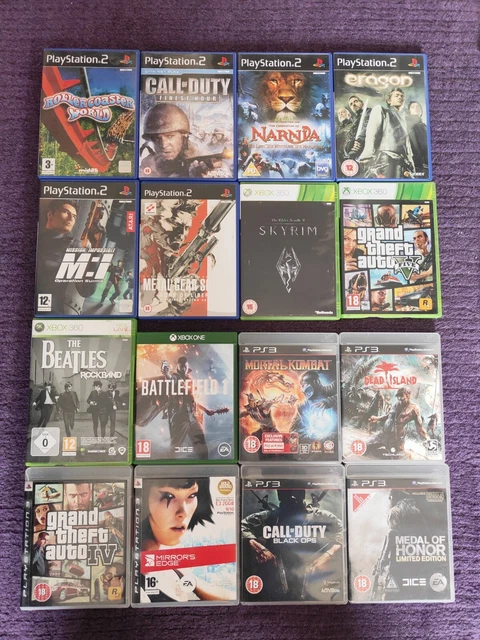 Games Bundle Joblot Playstation 2 PS2 Xbox Playstation 3 PS3