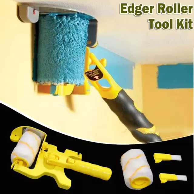 Multifunction Wall Paint Roller Set Professional Clean-Cut Edger Painting Rollin
