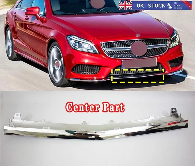 Front Bumper Spoiler Lip For Mercedes-Benz CLS W218 CLS550 2015-2018