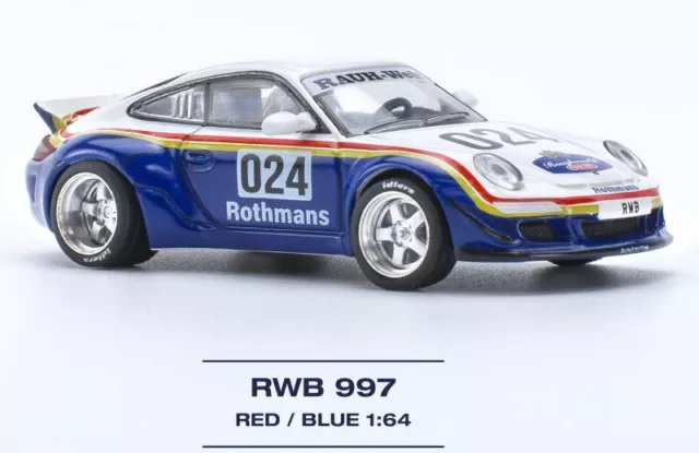 PORSCHE RWB 997 - #24  - Rothmans - POP RACE 1:64 3