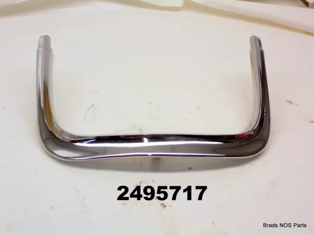 NOS Mopar 1964 Dodge Polara avant Gauche Chrome FENDER Mldg Bord 2495717