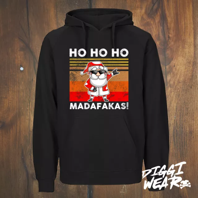 Ho Ho Ho Madafakas | Santa Weihnachten Christmas Hoodie Geschenk Fun Xmas S-5Xl