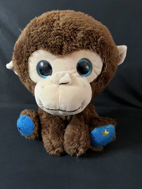 Cute Big Eyes Monkey Plush with Star Paws