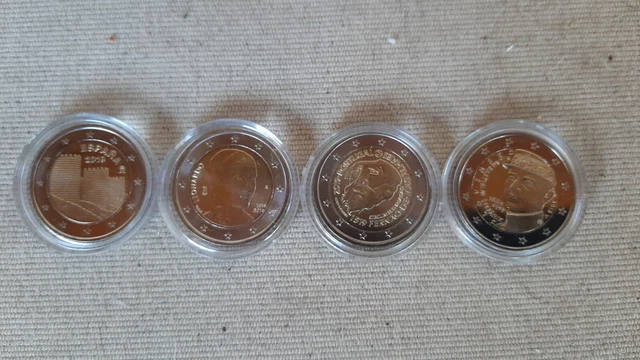 2 euro commémorative lot de 4 pièces UNC (neuve) 2019