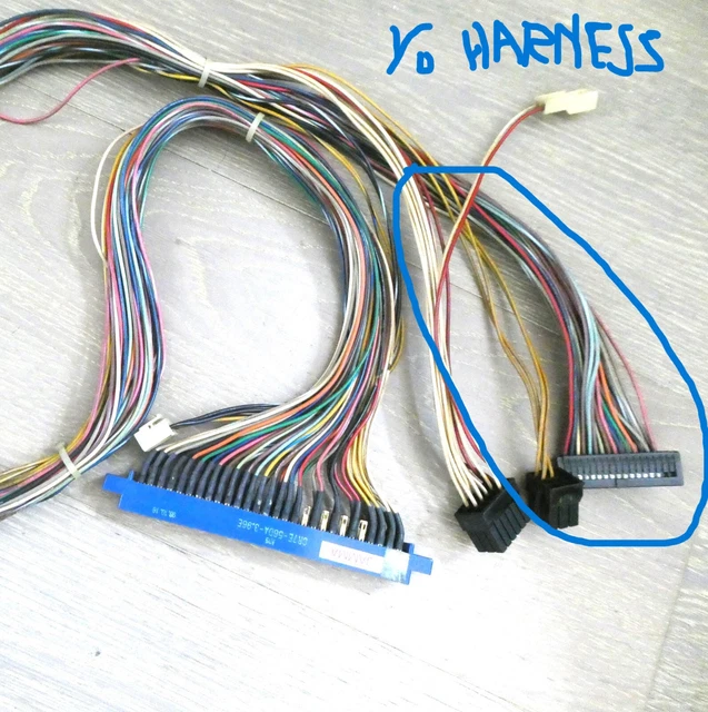 SEGA ARCADE BLAST City control panel I/O wire Harness 17/34 pin 3 ft ...