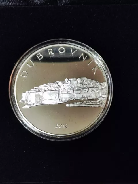 200 kuna CROATIA - 2018 Dubrovnik Croatia - SILVER PROOF! UNC! BOX! Certificate!