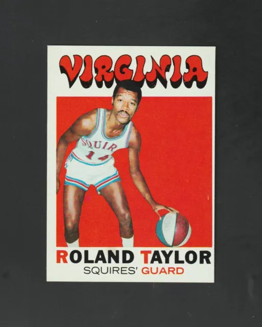 1971 Topps Roland Taylor #173 ~ Virgiania Squires ABA  ~ High Grade