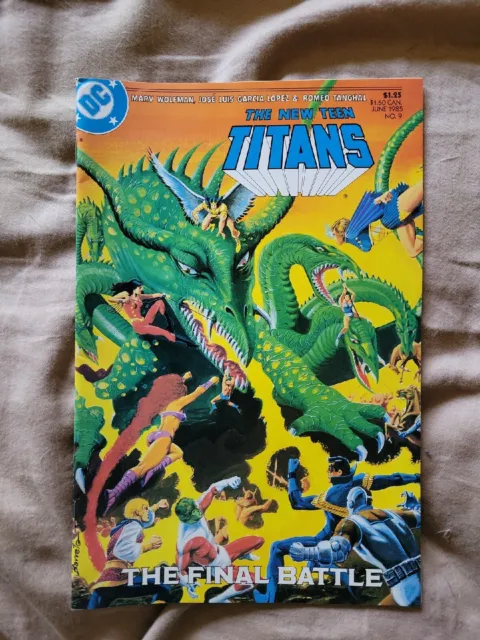 The New Teen Titans #9 DC Comics (1985) FN/VF 2nd Series 1st Print Comic Book