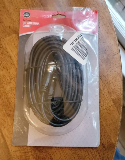 ROADPRO Coax Cable,Dual,18 ft., RP-18CCP flrd5