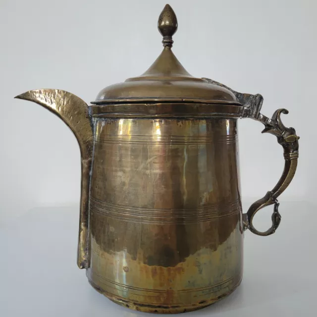 Antique Dallah Coffee Pot, Omani Nizwa, Bedouin Kashmiri Arab Art, Islamic