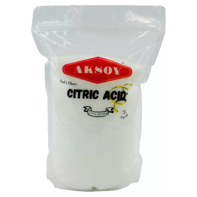 High-Quality Aksoy Citric Acid – Food Grade, Cleaning, Bath Bombs, Preservation