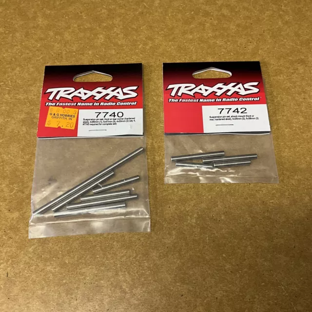 Traxxas  Lot Of 2 #7740 & 7742 Suspension Pins Sets New