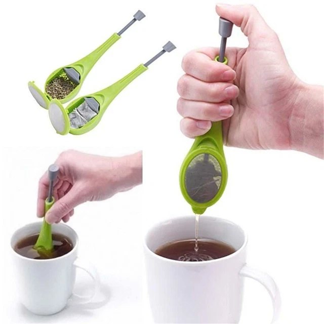 Tea Infuser Loose Leaf Strainer Silicone Herbal Spice Filter Diffuser Tool Spoon