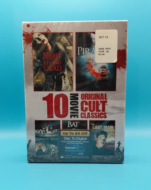 10 HORROR MOVIE Original Cult Classics - Free Shipping Dvd Box Set