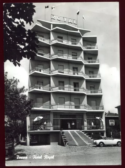 carte postale cpa Italie Italia . Italy. PESARO . Hôtel Royal