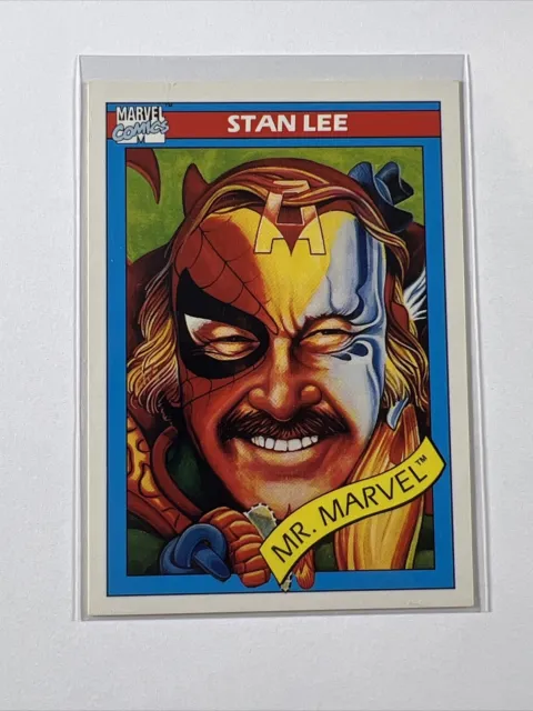 1990 Impel Marvel Universe Trading Card Stan Lee #161 Mr. Marvel