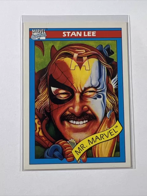 1990 Impel Marvel Universe Trading Card Stan Lee #161 Mr. Marvel