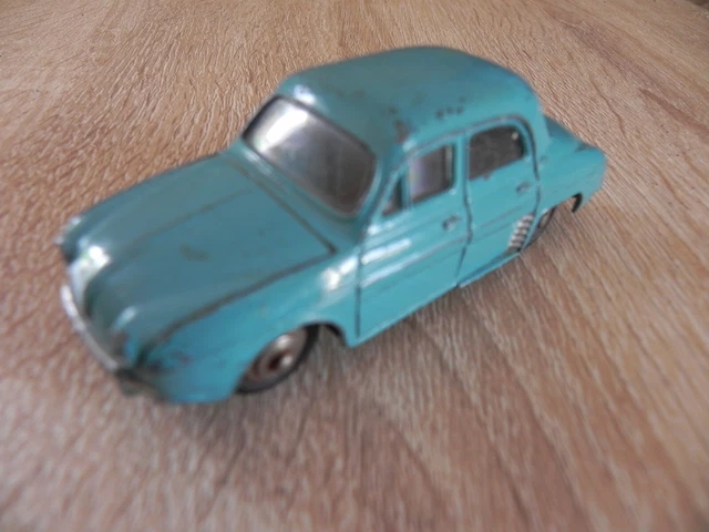 DINKY TOYS France (original) - Renault Dauphine - Réf. 24E - Bleu turquoise
