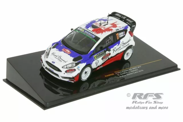 Ford Fiesta RS WRC - Rally Monte Carlo 2016 - Bouffier - 1:43 IXO RAM 629