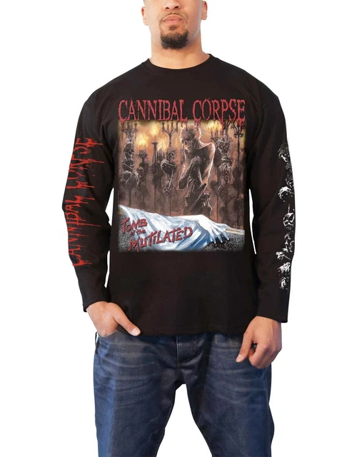 Cannibal Corpse T Shirt Tomb Of The Mutilated Official Mens Black Long Sleeve