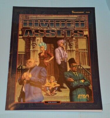 DIVIDED ASSETS an Adventure / Scenario for SHADOWRUN 1st & 2nd ed by FASA