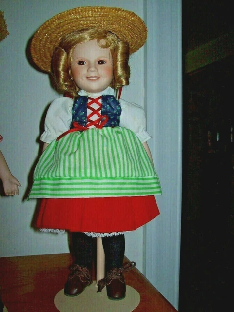 Danbury Mint Shirley Temple Dolls Of The Silver Screen "Heidi"