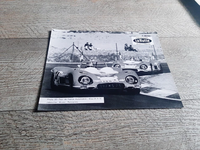 Photo Vintage Matra-Simca MS650 Pescarolo-Rives Au Tour De France Automobile 1970 - Occasion