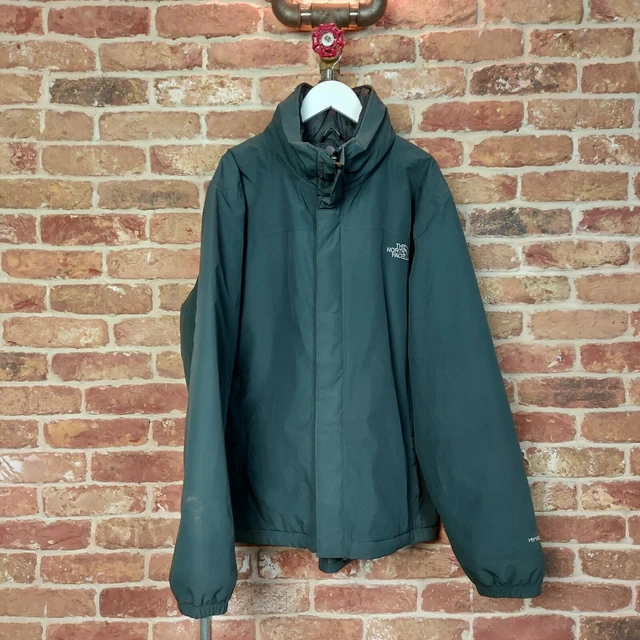NORTH FACE HYVENT Waterproof Grey Walking Outdoors Rain Jacket Mens L With Hood