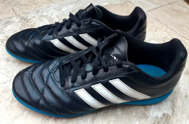 ADIDAS SPG 753001 black white stripe UK 5 EU 38 astro football