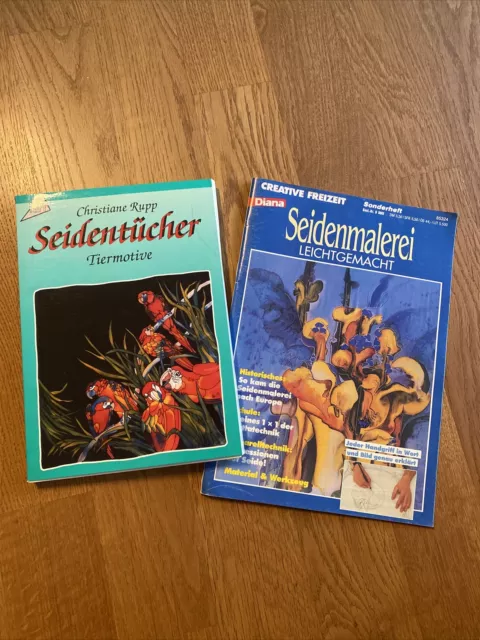 Seidenmalerei. Anleitungen. Heft Und Booklet.